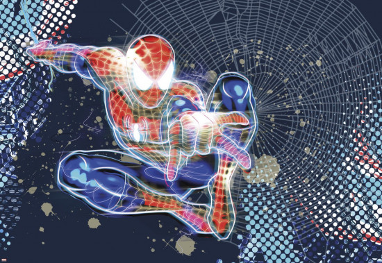 Фотообои «Spider-Man Neon» (184 х 127 см)