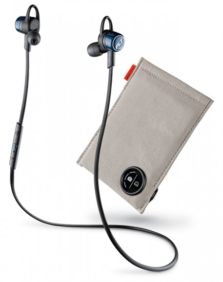 Гарнитура беспроводная Plantronics Backbeat go 3 + зарядный чехол (синий)