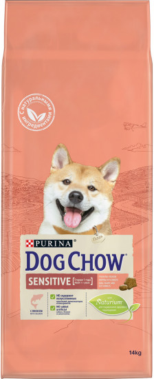 Корм для собак старше 1 года Dog Chow «Лосось» (14 кг)