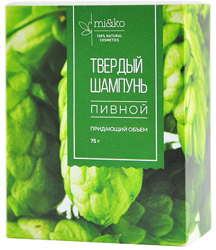 Шампунь твердый «Пивной»