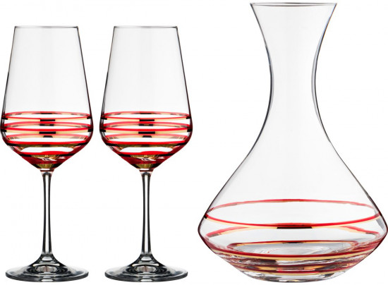 Набор для вина Gold&Red (1500/450 мл, 3 предмета)