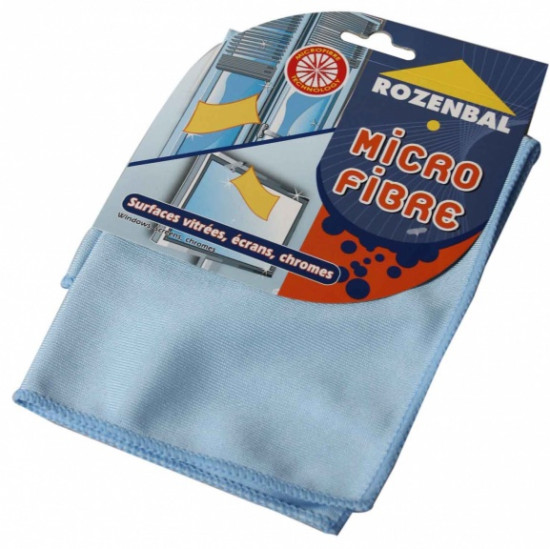 Тряпка из микрофибры для стекол и зеркал (30х35 см)