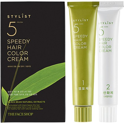 Крем-краска для волос с хной «Speedy Hair Color Cream», оттенок Black