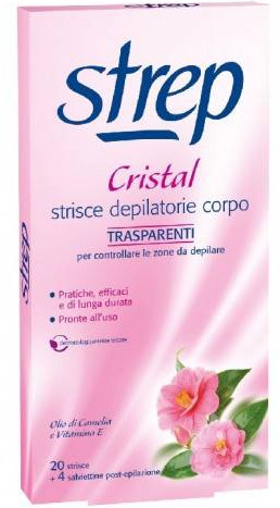 Полоски для депиляции «Strep» с маслом камелии (20 шт)