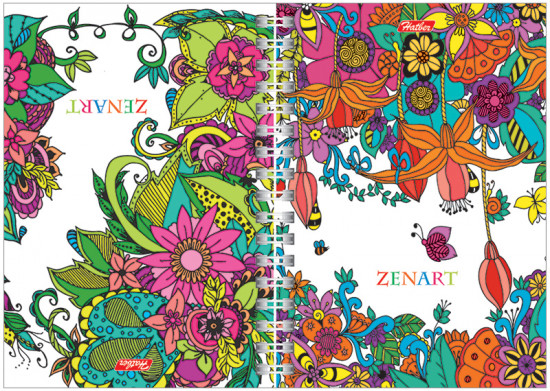 Записная книжка на гребне «ZenArt» (А6, 80 л)