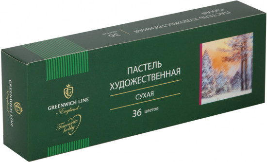 Пастель художественная сухая (36 цветов)