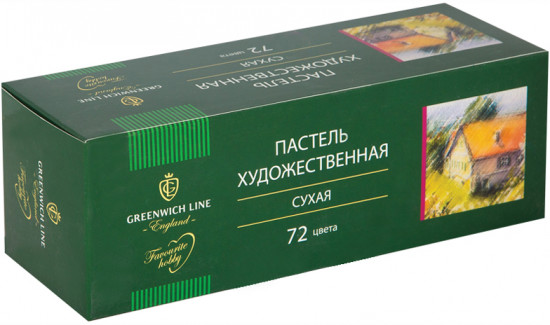 Пастель художественная сухая (72 цвета)