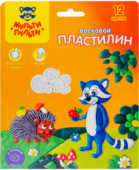 Пластилин восковой (со стеком)