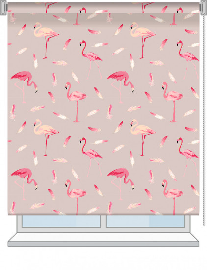 Штора рулон «Flamingo» (140×175, 1 шт)
