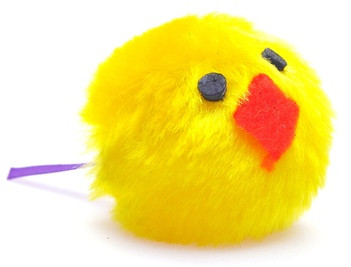 Игрушка для кошки «Шарик-утенок»
