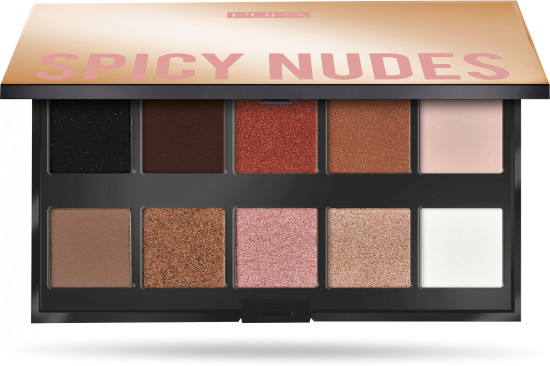 Палетка теней «Make Up Stories Spicy Nudes»