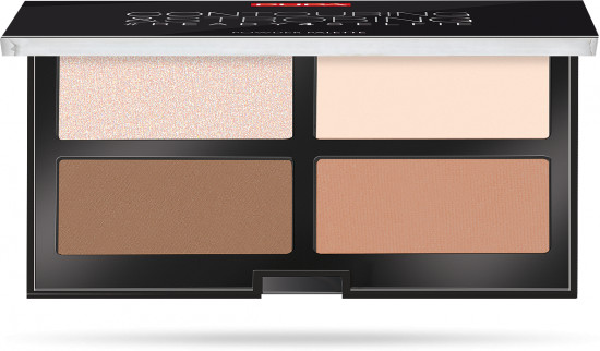 Палитра для контурирования лица «Contouring and Strobing Powder»,оттенок 001