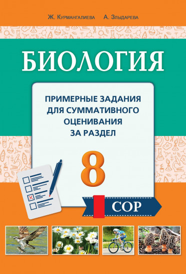Рабочая тетрадь. Примерные задания для суммативного оценивания за раздел (СОР). 8 класс