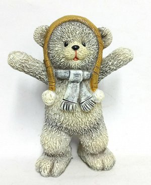 Фигурка декоративная «Мишка радуется»
