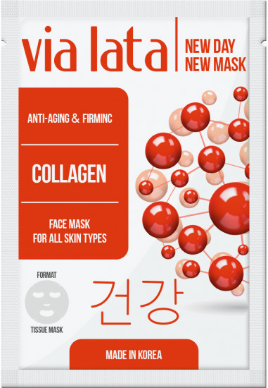 Маска для лица тканевая «Collagen»