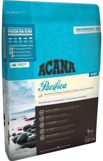 Беззерновой корм для кошек с рыбой «Pacifica»