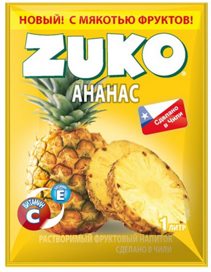 Напиток растворимый Zuko «Ананас»