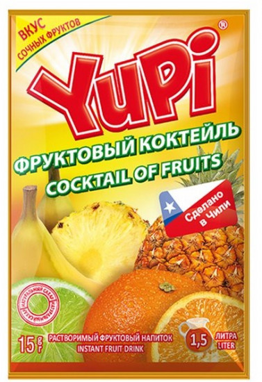Напиток растворимый Yupi «Фруктовый коктейль»