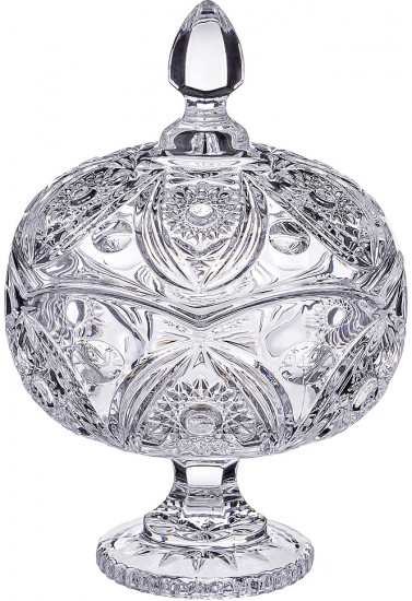 Конфетница скрышкой «Muza Crystal»