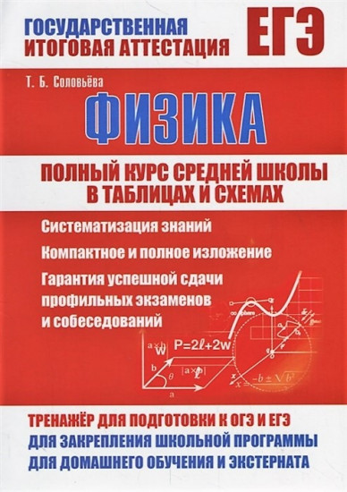 ЕГЭ. Физика. Полный курс средней школы в таблицах и схемах