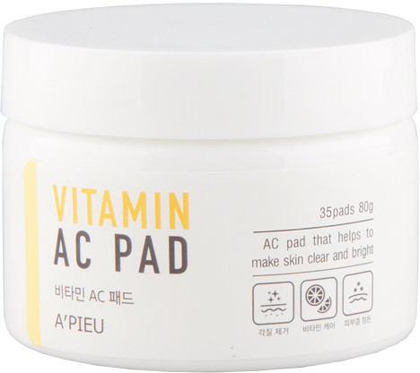 Пилинг-диски для лица с AHA и BHA кислотами «Vitamin AC Pad»
