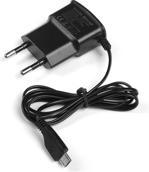 Зарядное устройство Krutoff Micro USB со встроенным кабелем