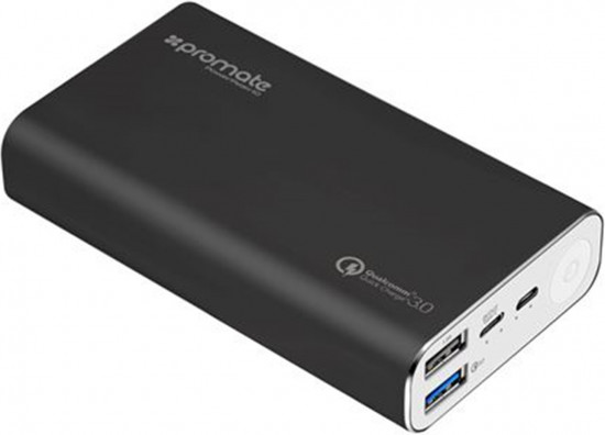 Аккумулятор внешний Promate PowerPeak-10 10000 mAh