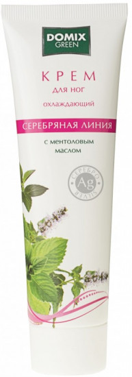 Крем для ног охлаждающий с ментоловым маслом