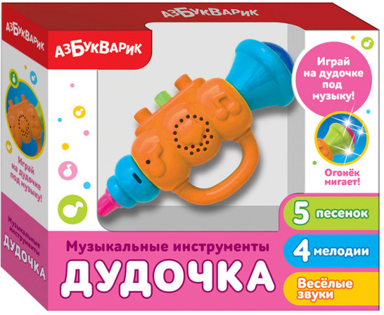 Игрушка музыкальная «Дудочка»