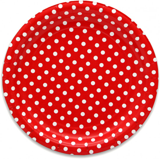 Тарелка бумажная «Red Pin Up»