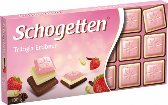 Шоколад Schogetten «Trilogia Strawberry»