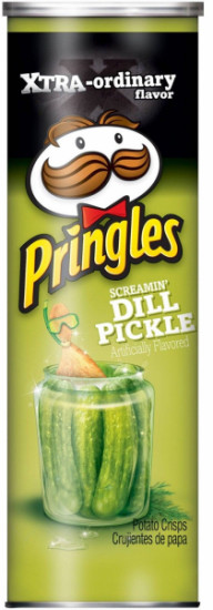 Чипсы Pringles со вкусом маринованных огурчиков