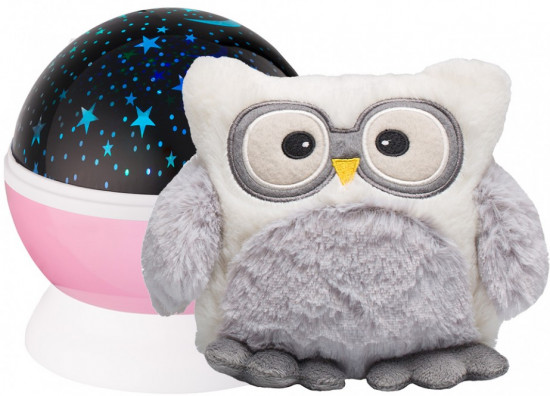 Ночник-проектор звездного неба с игрушкой «Little Owl»