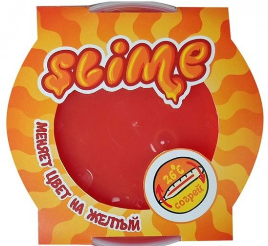 Жвачка для рук «Slime» меняет цвет на желтый