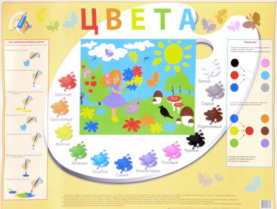 Цвета. Плакат