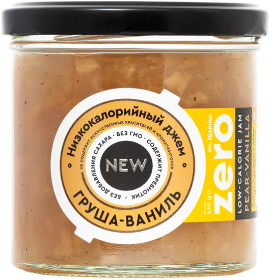 Джем низкокалорийный со вкусом груши и ванили