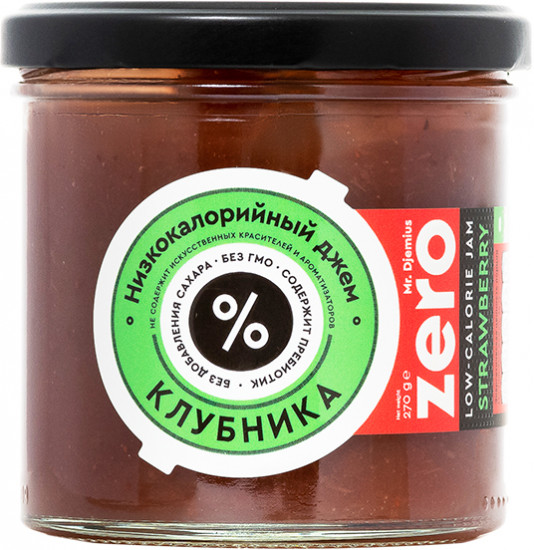 Джем низкокалорийный клубничный