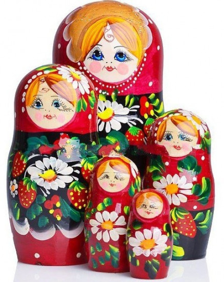 Матрешка расписная «Семейка»