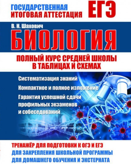 Биология. Полный курс средней школы в таблицах и схемах