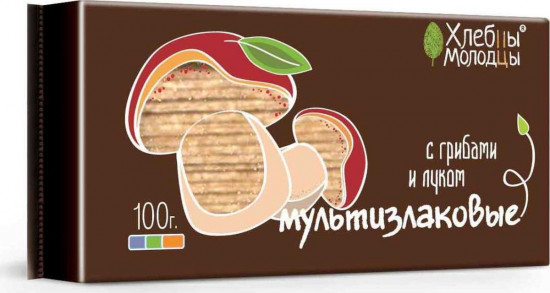 Хлебцы мультизлаковые грибы с луком