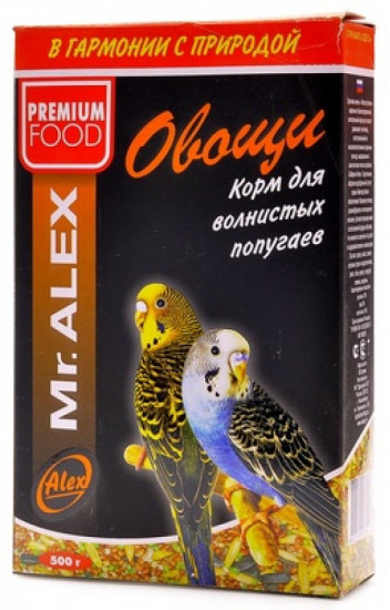 Корм для волнистых попугайчиков «Овощи»