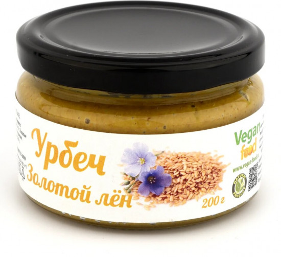 Урбеч из семян золотого льна