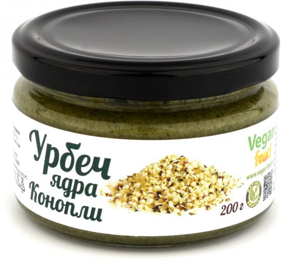 Урбеч из очищенных ядер конопли