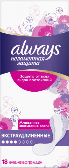 Прокладки гигиенические ежедневные ароматизированные