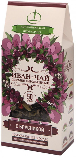 Иван-чай ферментированный с брусникой