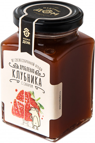 Клубника дробленая с сахаром