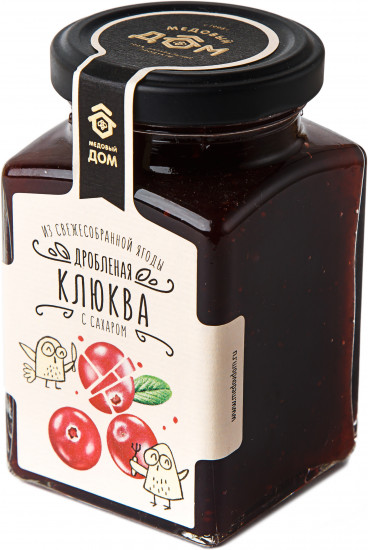Клюква дробленая с сахаром