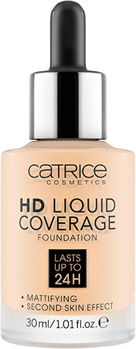 Тональная основа «HD Liquid Coverage Foundation», оттенок 002 Porcelain Beige