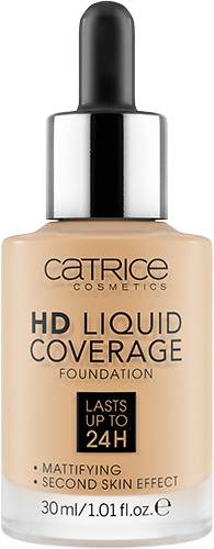 Тональная основа «HD Liquid Coverage Foundation», оттенок 036 Hazelnut Beige