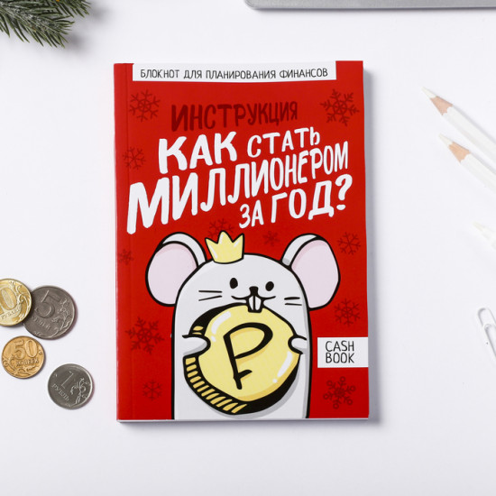 Блокнот для планирования финансов «Как стать миллионером за год»